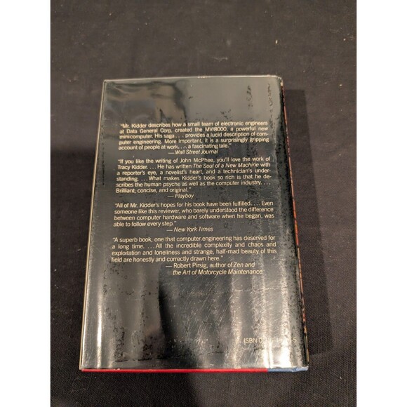 Tracy Kidder SIGNED The Soul of a New Machine 1981 HC DJ 6th Printing Near Mint - Picture 8 of 9